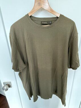 Joseph Abboud Men's XL Cotton Crew Neck Brown